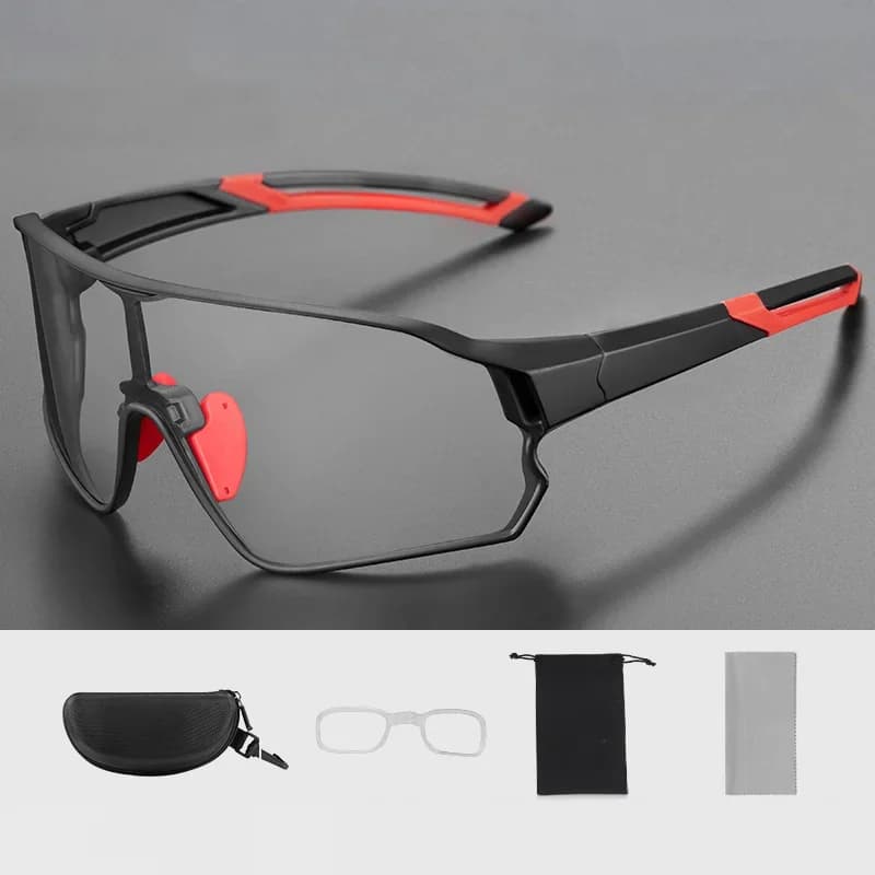 Fotokromatiskas UV400 sporta brilles velosipēdistiem