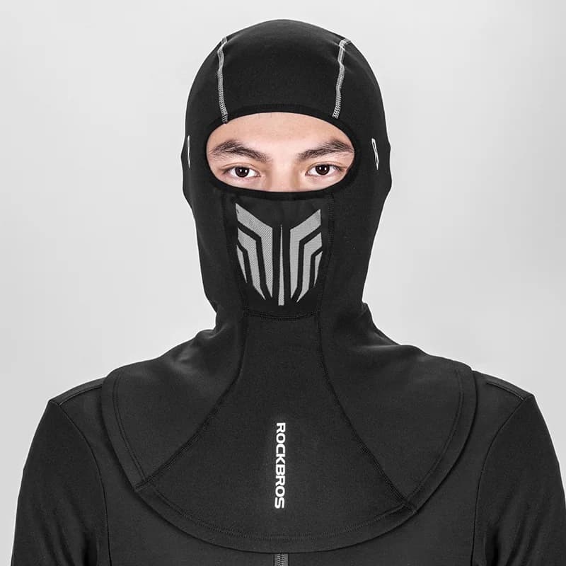 Ziemas vēju necaurlaidīga pilnas sejas riteņbraukšanas balaklava